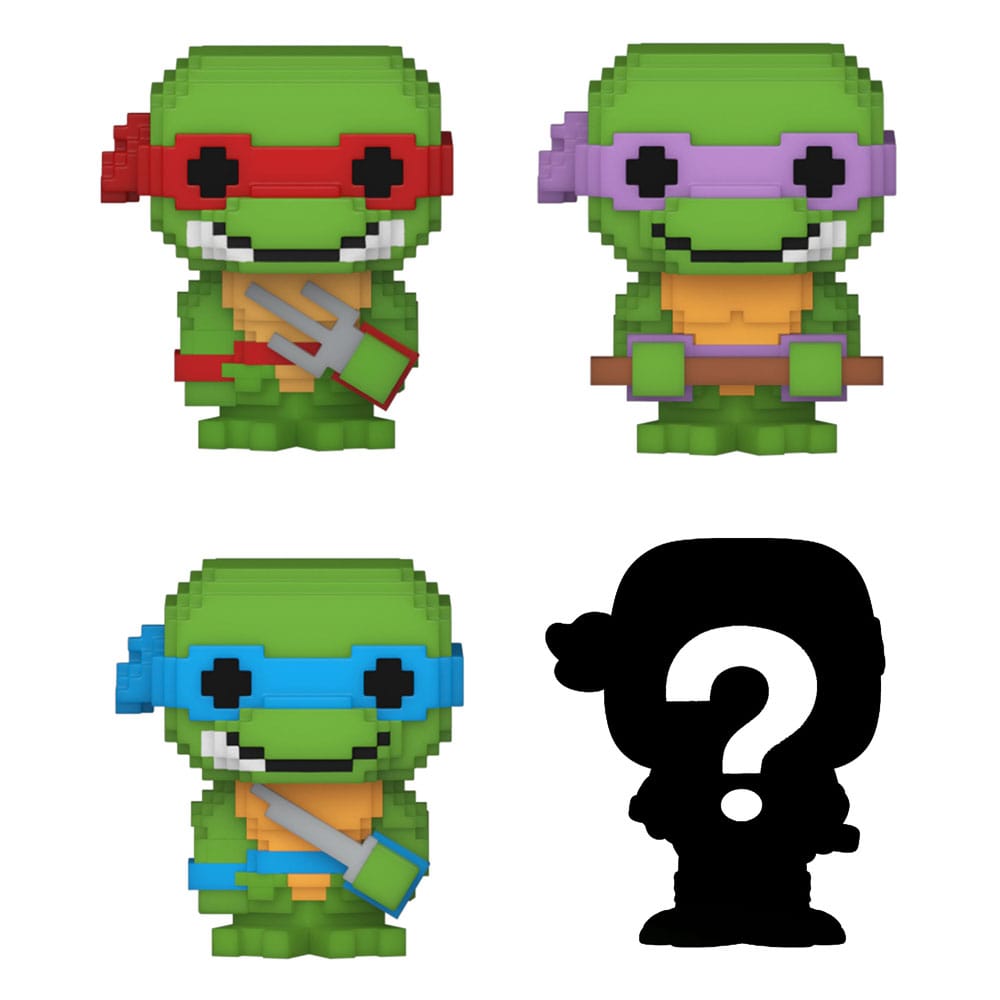 Teenage Mutant Ninja Turtles Bitty Pop! Vinyl Figur 4-pack 8-bit 2,5 cm