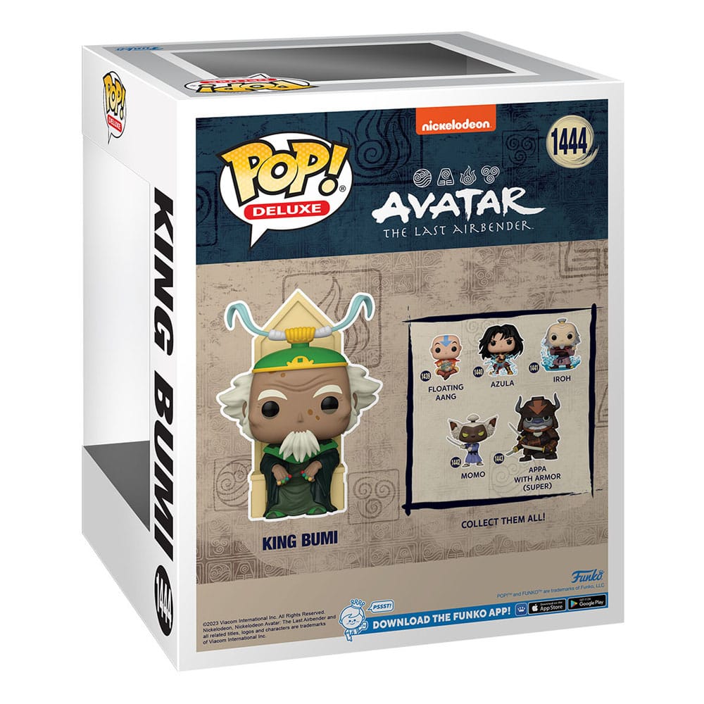 Avatar le dernier Airbender Pop! Figure de vinyle de luxe King Bumi 9 cm