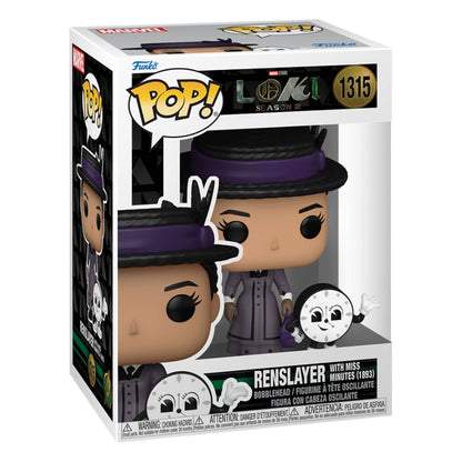 Loki Pop! Vinylfigur Renslayer med glipp av minutter 9 cm