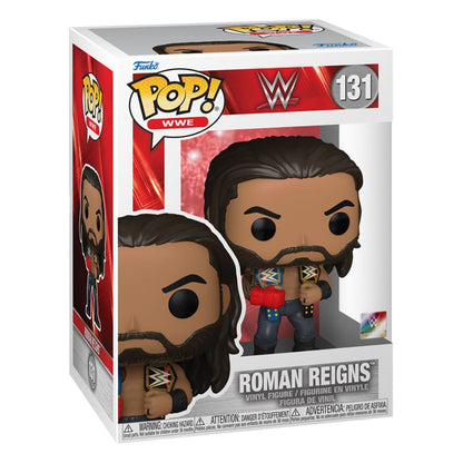 WWE Pop! Figura in vinile Romano regna con cinture 9 cm