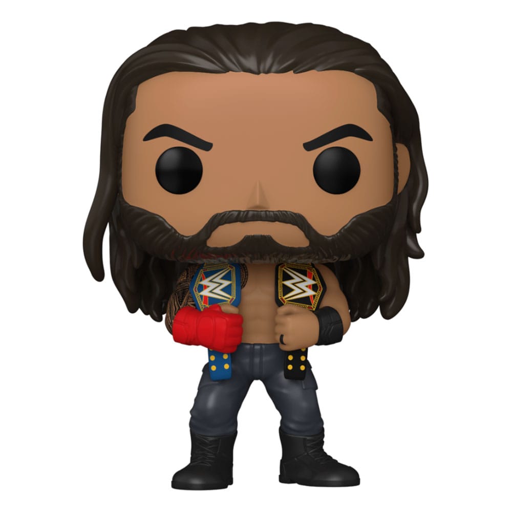 WWE Pop! Figura in vinile Romano regna con cinture 9 cm