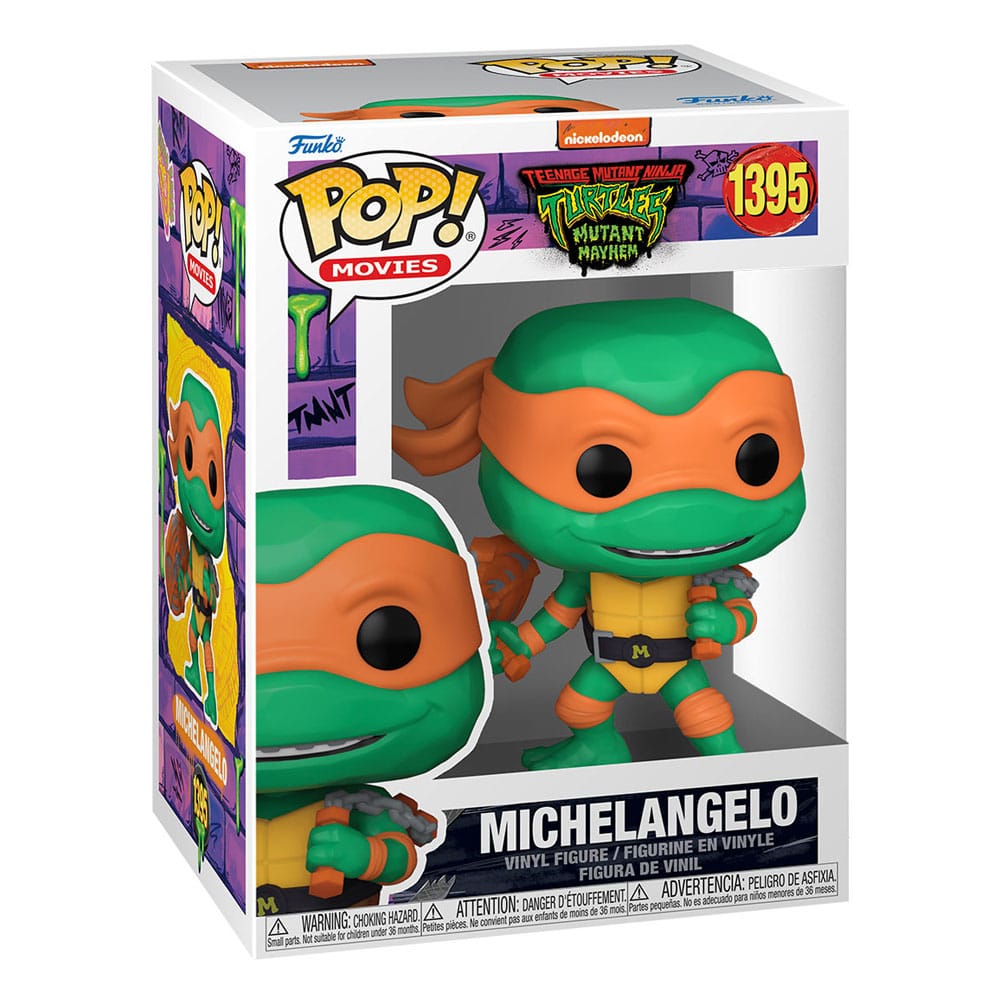 Teenage Mutant Ninja Turtles Pop! Filmler Vinil figürü Michelangelo 9 cm