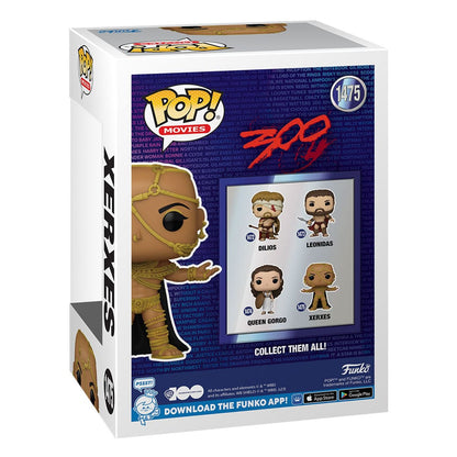 300 pop! Filmer vinylfigur xerxes 9 cm