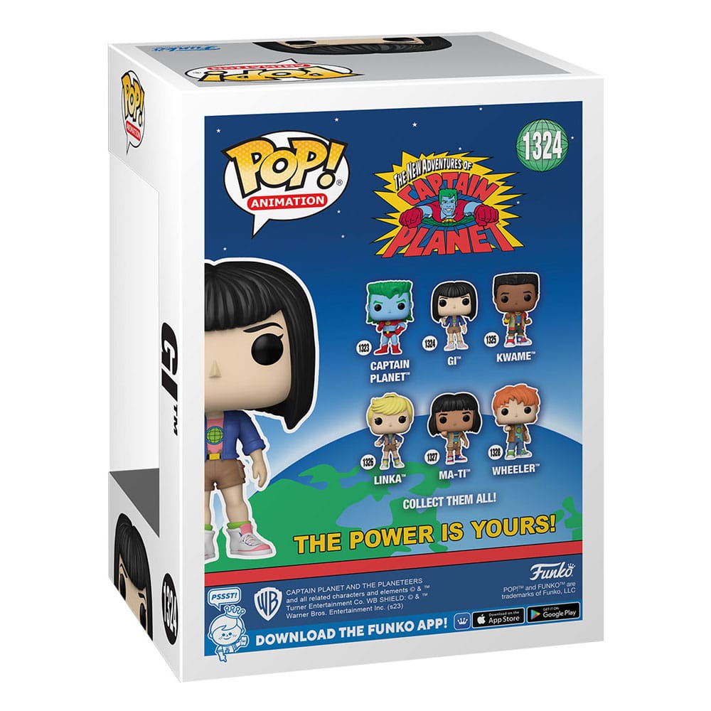 Captain Planet und die Planeteers Pop! Animation Abbildung GI 9 cm