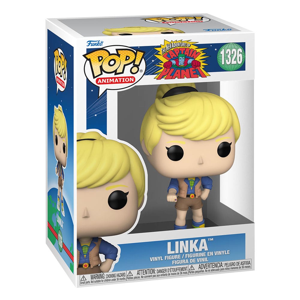 Captain Planet and the Planeteers POP! Animation Figure Linka 9 cm