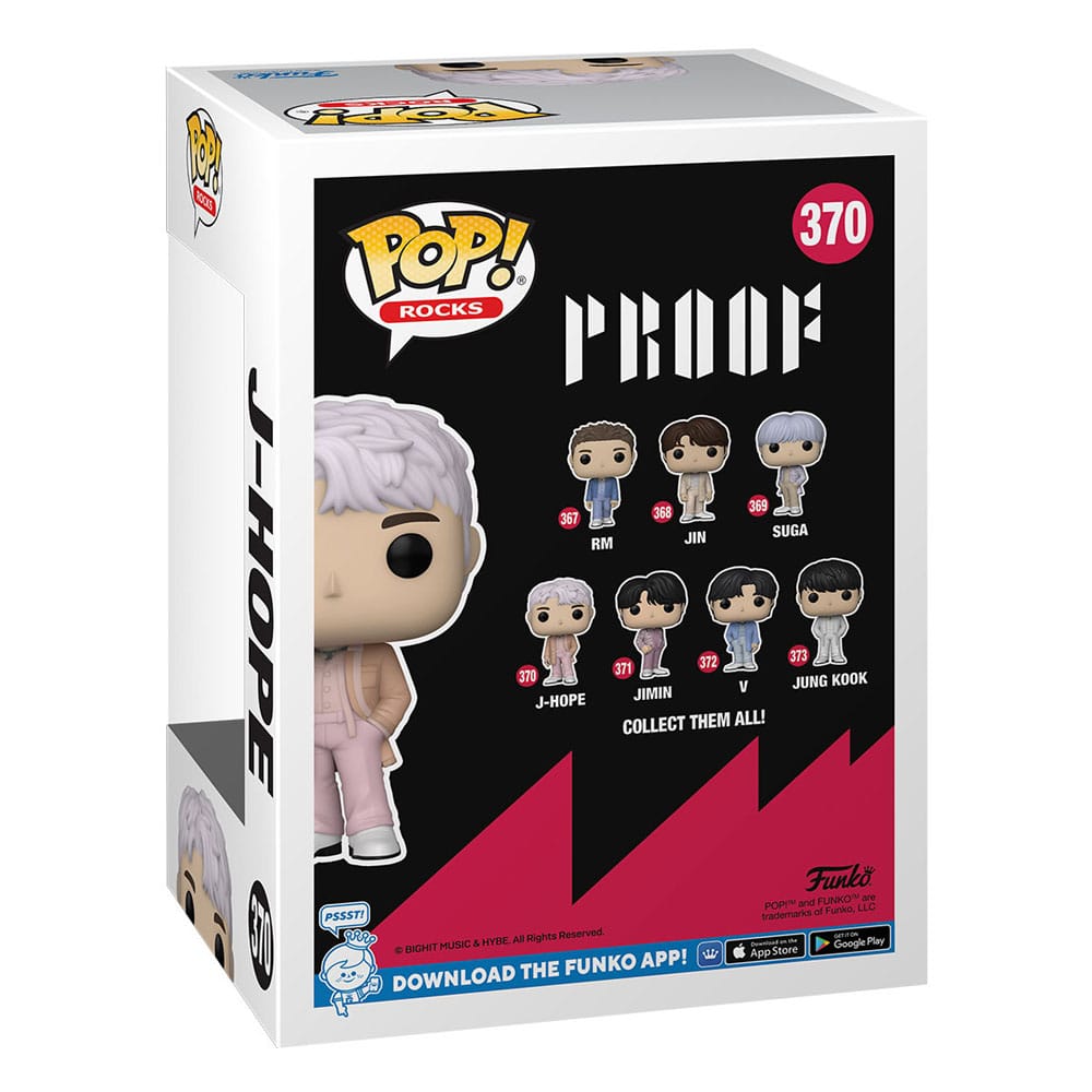 Bts pop! Rocks Vinyl Figure J Hope 9 cm