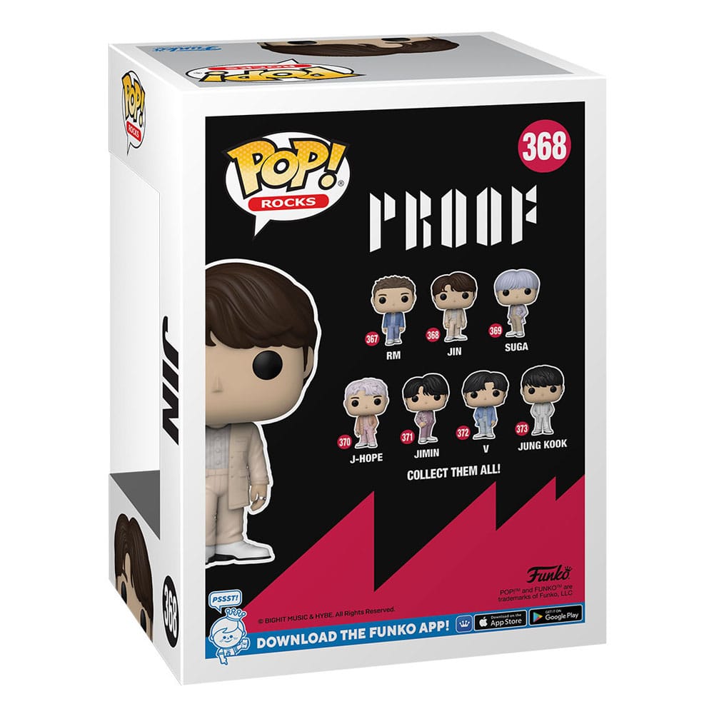 Bts pop! Stijene vinil figura Jin 9 cm