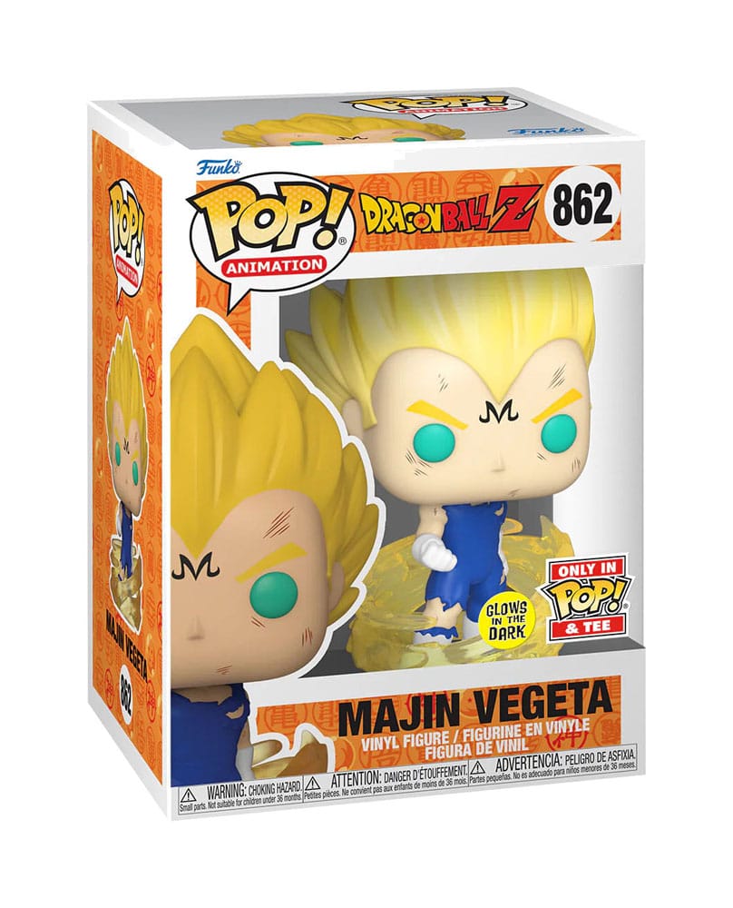 Dragonball Z POP! & Tee Box Majin Vegeta (Glow in the Dark)