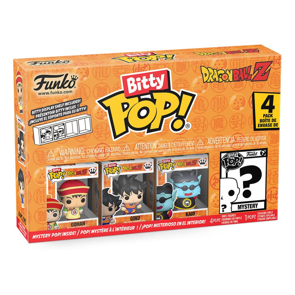Dragon Ball Bitty Pop! Vinile Figura 4 pack serie 1 2,5 cm