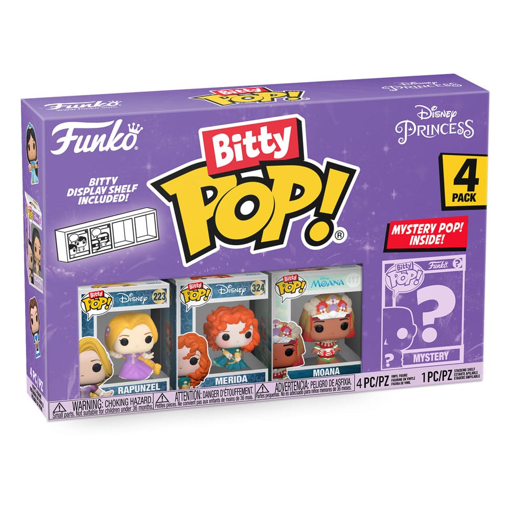 Disney Princesses Bitty Pop! Vinyl Figur 4-pack Rapunzel 2,5 cm