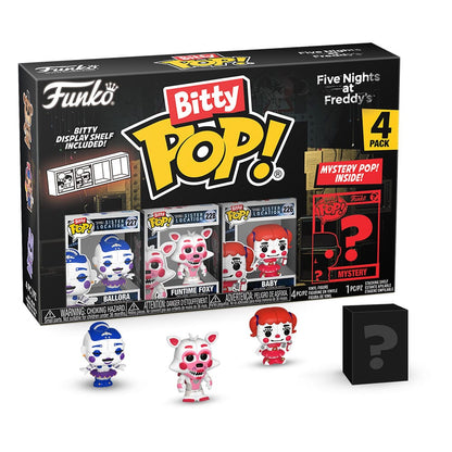 Fem nætter på Freddy's Bitty Pop! Vinyl Figur 4-Pack Ballora 2,5 cm