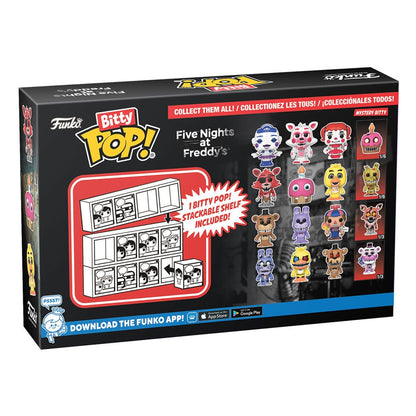 Fem netter på Freddy's Bitty Pop! Vinyl Figur 4-pack Freddy 2,5 cm