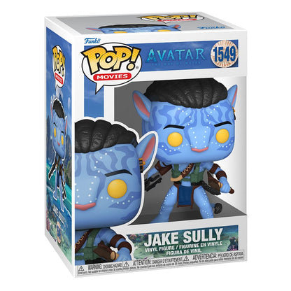 Avatar: The Way of Water Pop! Film Vinyl Figura Jake Sully (battaglia) 9 cm