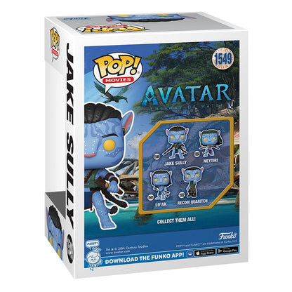 Avatar: The Way of Water Pop! Film Vinyl Figura Jake Sully (battaglia) 9 cm