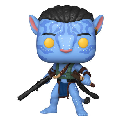 Avatar: The Way of Water Pop! Film Vinyl Figura Jake Sully (battaglia) 9 cm