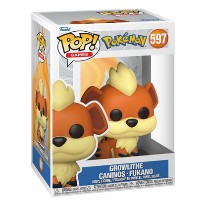 Pokemon Pop! Games Vinyl Figuur Growlithe (EMEA) 9 cm