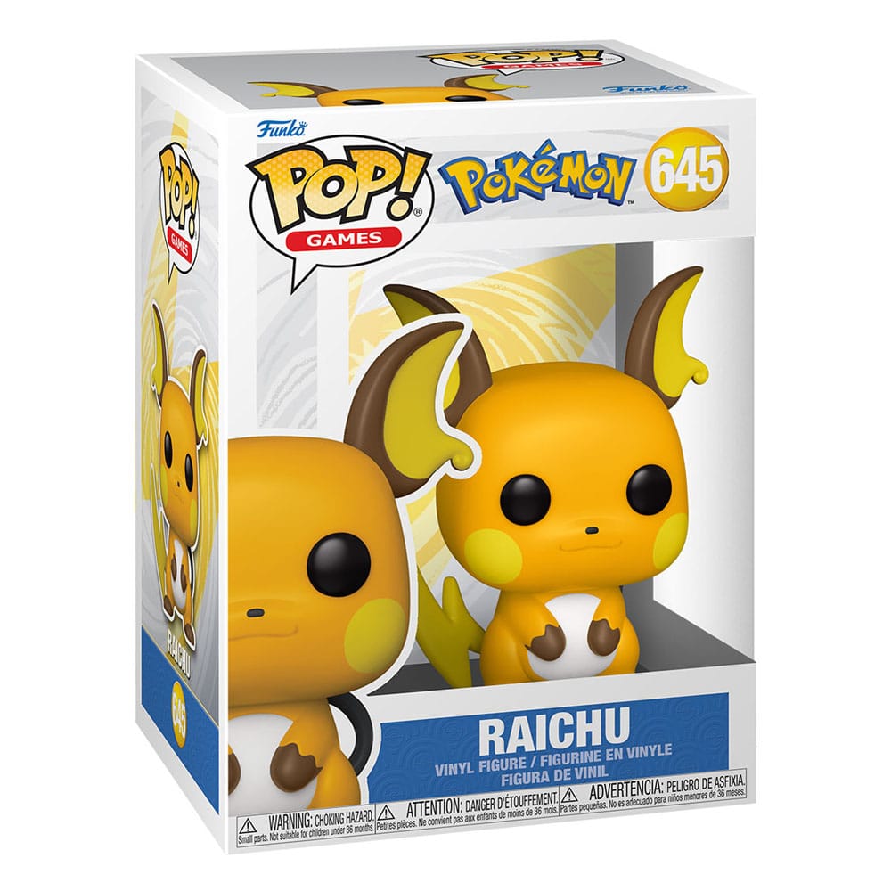 Pokémon Pop! Jeux Vinyl Figure Raichu (EMEA) 9 cm