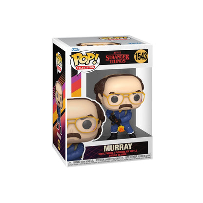 Pop di Stranger Things! Figura in vinile TV Murray con Flamethrower 9 cm