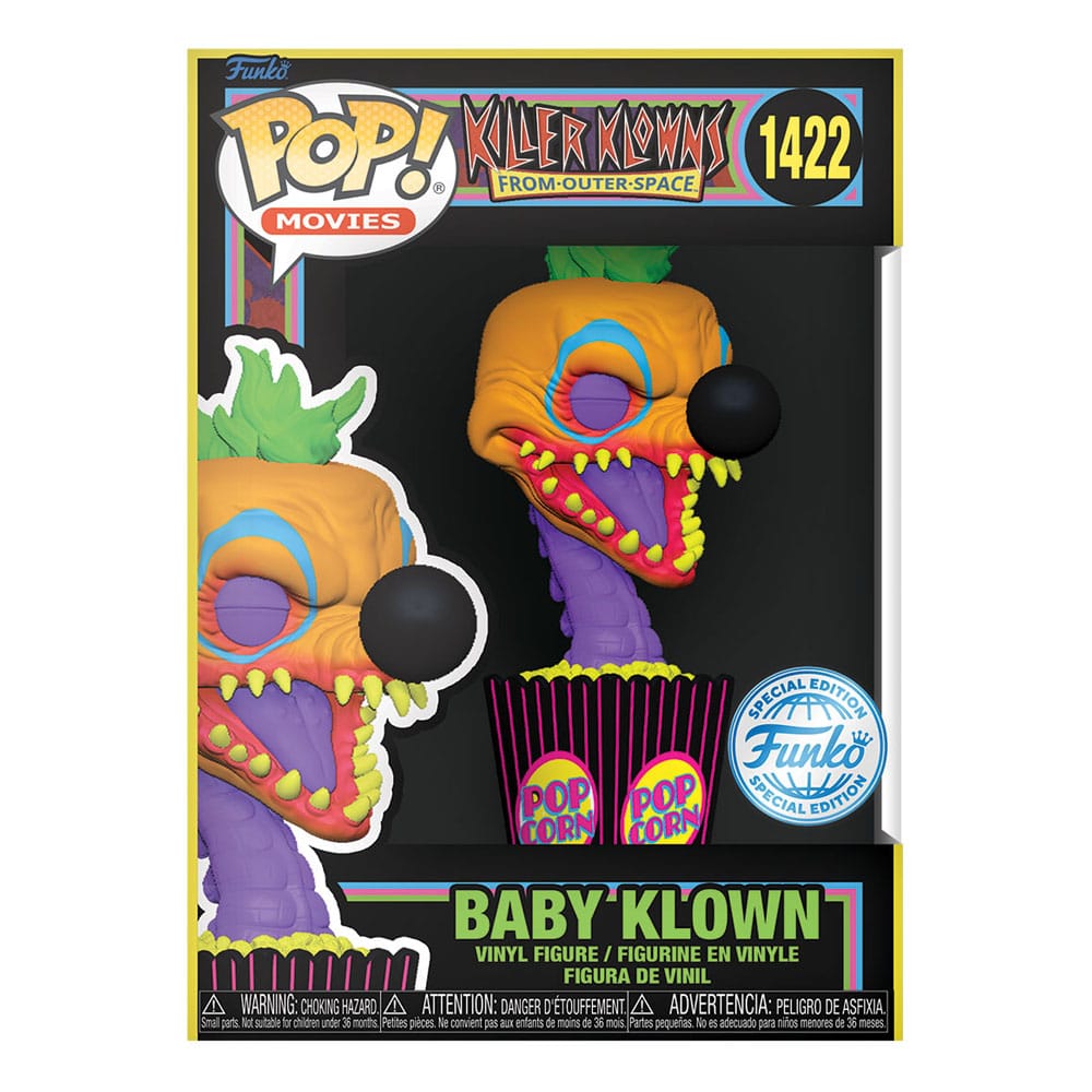 Killer Klowns from Outer Space POP! Movies Vinyl Figure Baby Klown(BLKLT) Exclusive Edition 9 cm