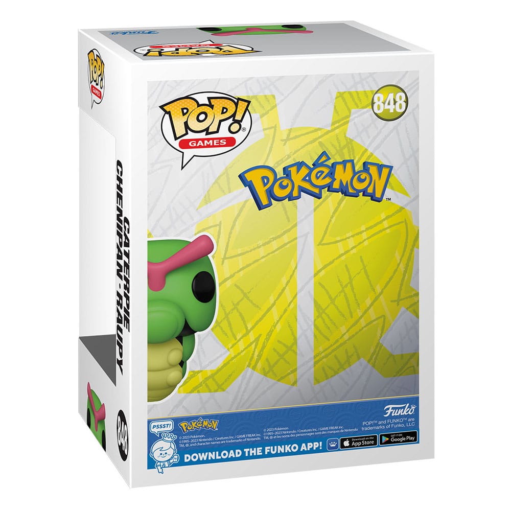 Pokémon Pop! Jeux Vinyl Figure Caterpie 9 cm