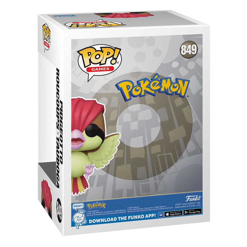 Pokemon Pop! Giochi in vinile figura pidgeotto 9 cm