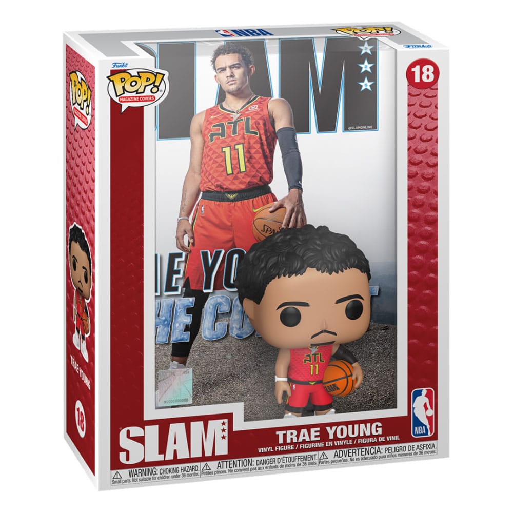 NBA Cover POP! Basketball Vinyl Figure Trae Young (SLAM Magazin) 9 cm