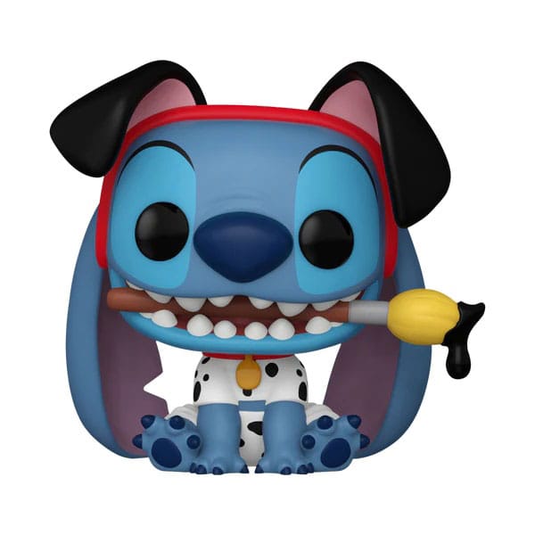 Lilo & Stitch Pop! Disney Vinyl Figur Stitch Costume- 101 Dalmatians Pongo 9 CM