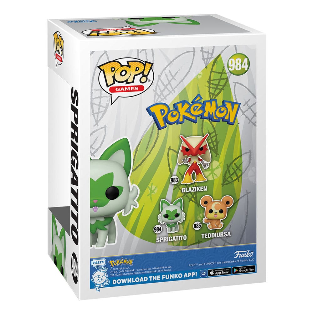 Pokemon Pop! Spill vinylfigur Sprigatito (EMEA) 9 cm