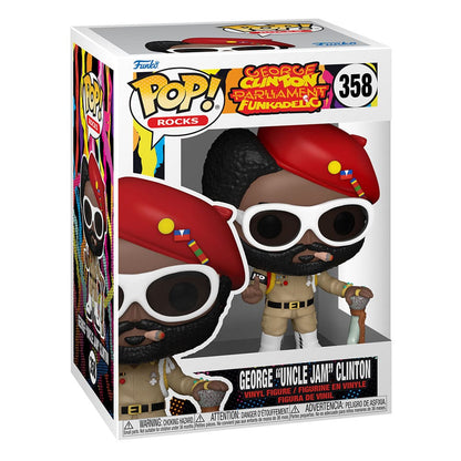 George Clinton POP! Rocks Vinyl Figure Parliament Funkadelic 9 cm