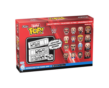 WWE Bitty Pop! Vinyl Afbeelding 4-pack Bret Hart 2,5 cm