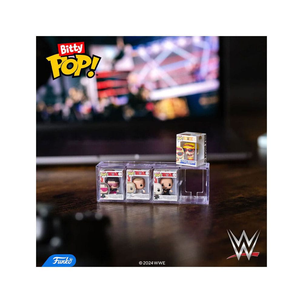 WWE Bitty Pop! Vinyl Afbeelding 4-pack Bret Hart 2,5 cm