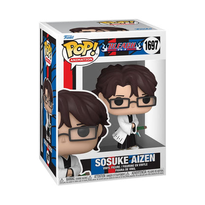 Bleach Pop! Animasyon vinil figürü Aizen 9 cm