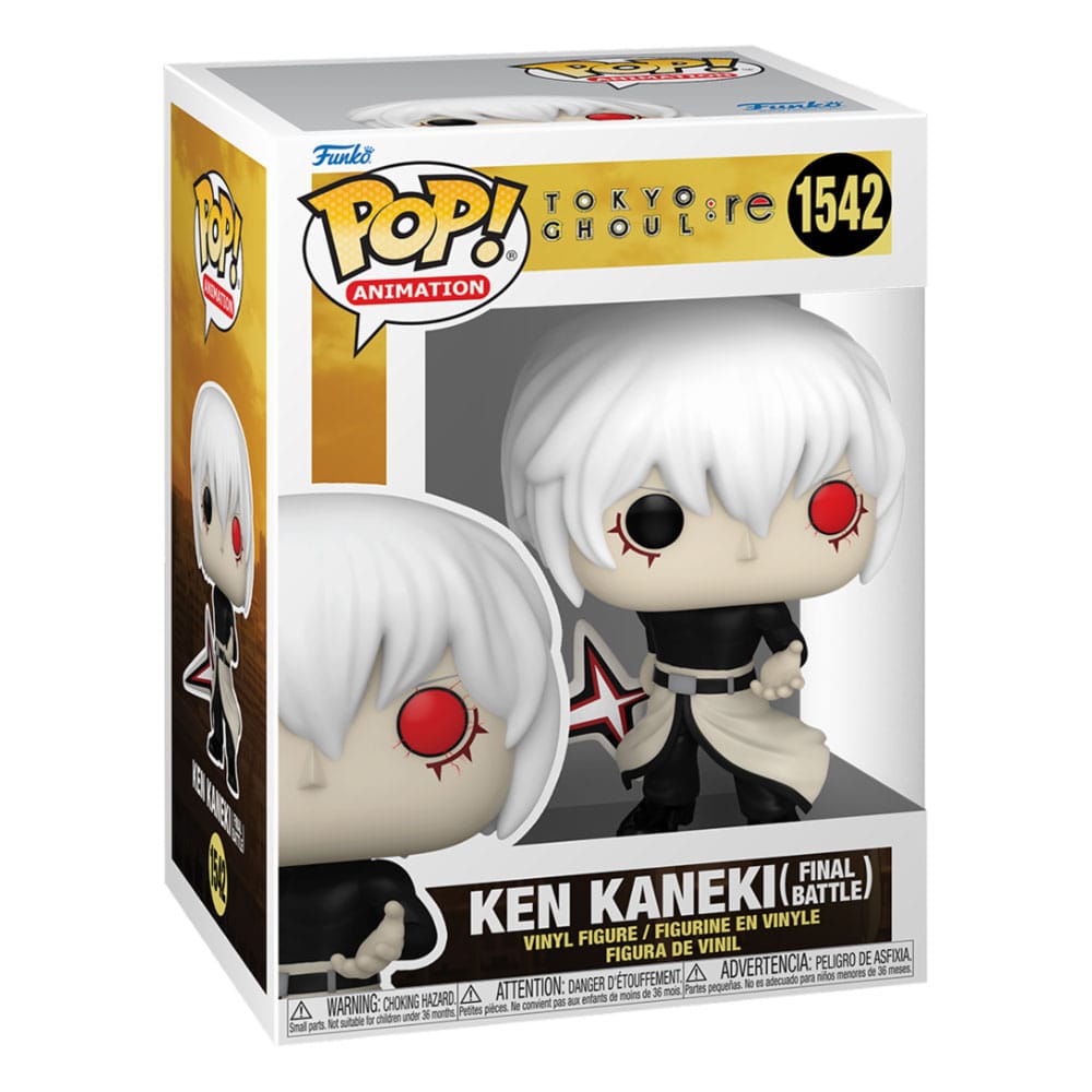 Tokyo Ghoul: Re Pop! Animación Figura de vinilo Ken Kaneki (Última batalla) 9 cm