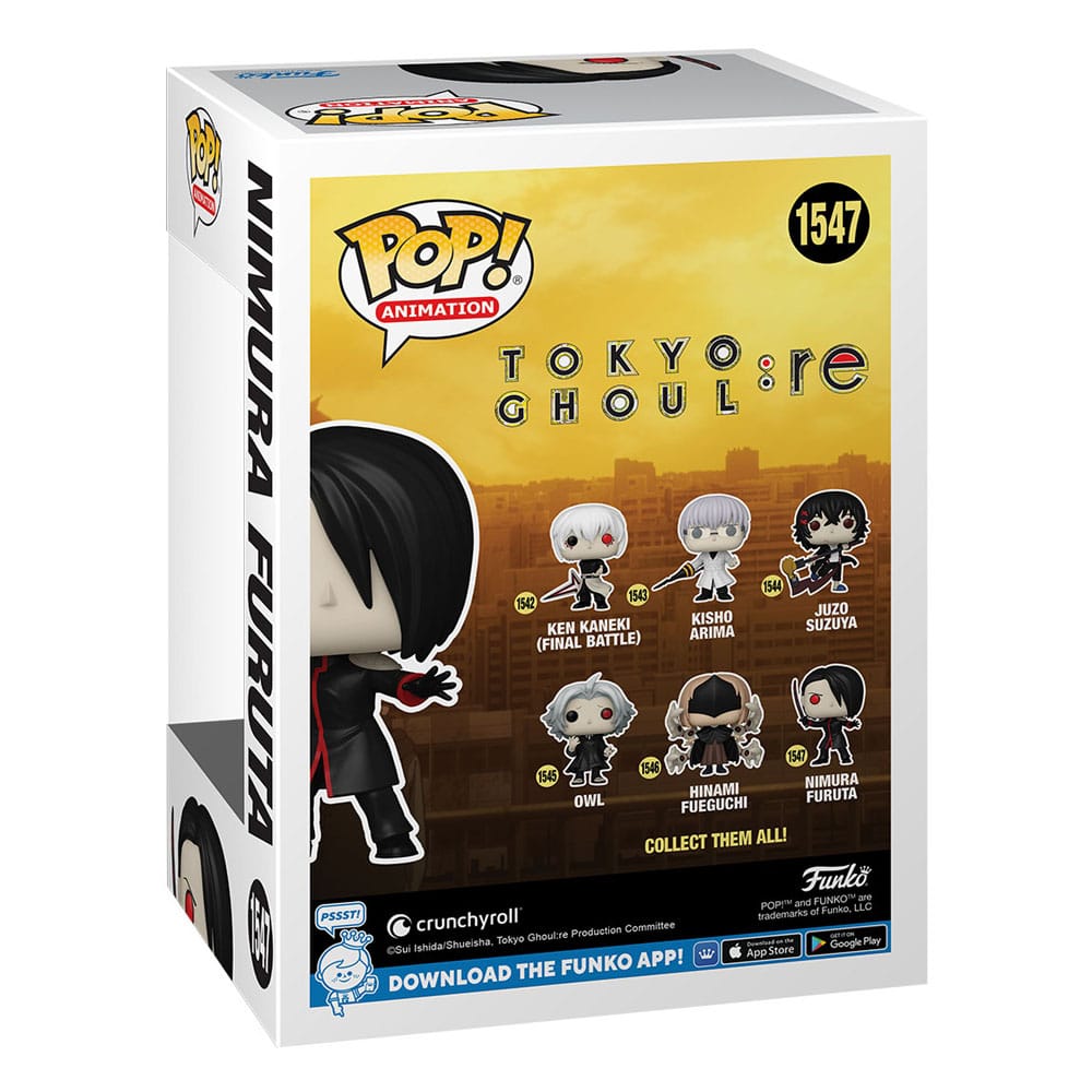 Tokyo Ghoul: Re Pop! Animación Figura de vinilo Nimura Furuta 9 cm