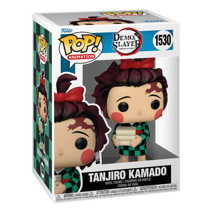 DEMON SLAYER: Kimetsu No Yaiba Pop! Figura di animazione Tanjiro (Kimono) 9 cm