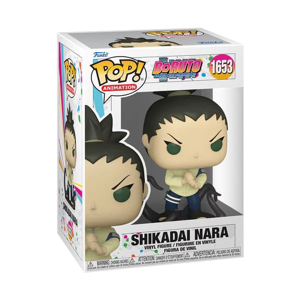 Boruto: Naruto Next Generations Pop! Figura in vinile di animazione shikadai 9 cm