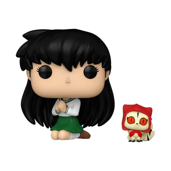 Inuyasha Pop & Buddy! Animación Figura de vinilo Kagome con Kirara 9 cm