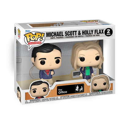 Office POP! TV Vinylfigurer 2-pack Michael & Holly 9 cm
