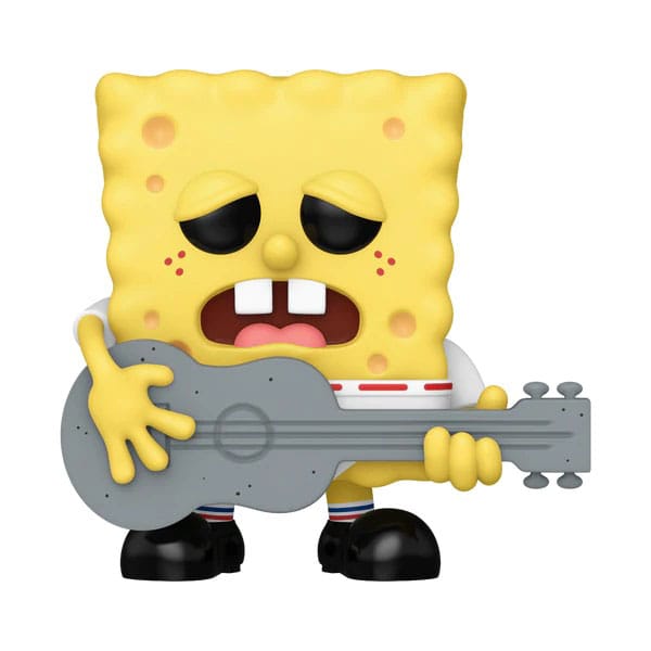 Bob Esponja Squarepants 25 aniversario Pop! Figura de vinilo SB con guitarra 9 cm