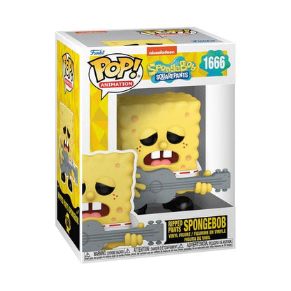 Bob Esponja Squarepants 25 aniversario Pop! Figura de vinilo SB con guitarra 9 cm