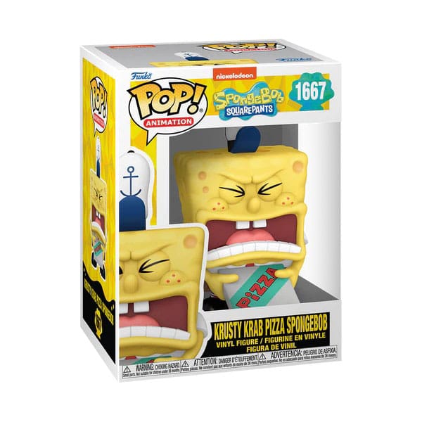 SpongeBob SquarePants 25th Anniversary POP! Vinyl Figure SB w/Pizza 9 cm