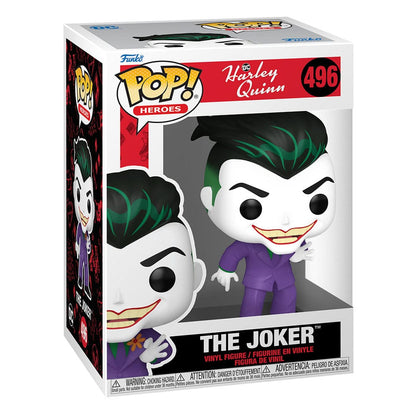 Harley Quinn -animerte serien Pop! Helter vinyl figur joker 9 cm