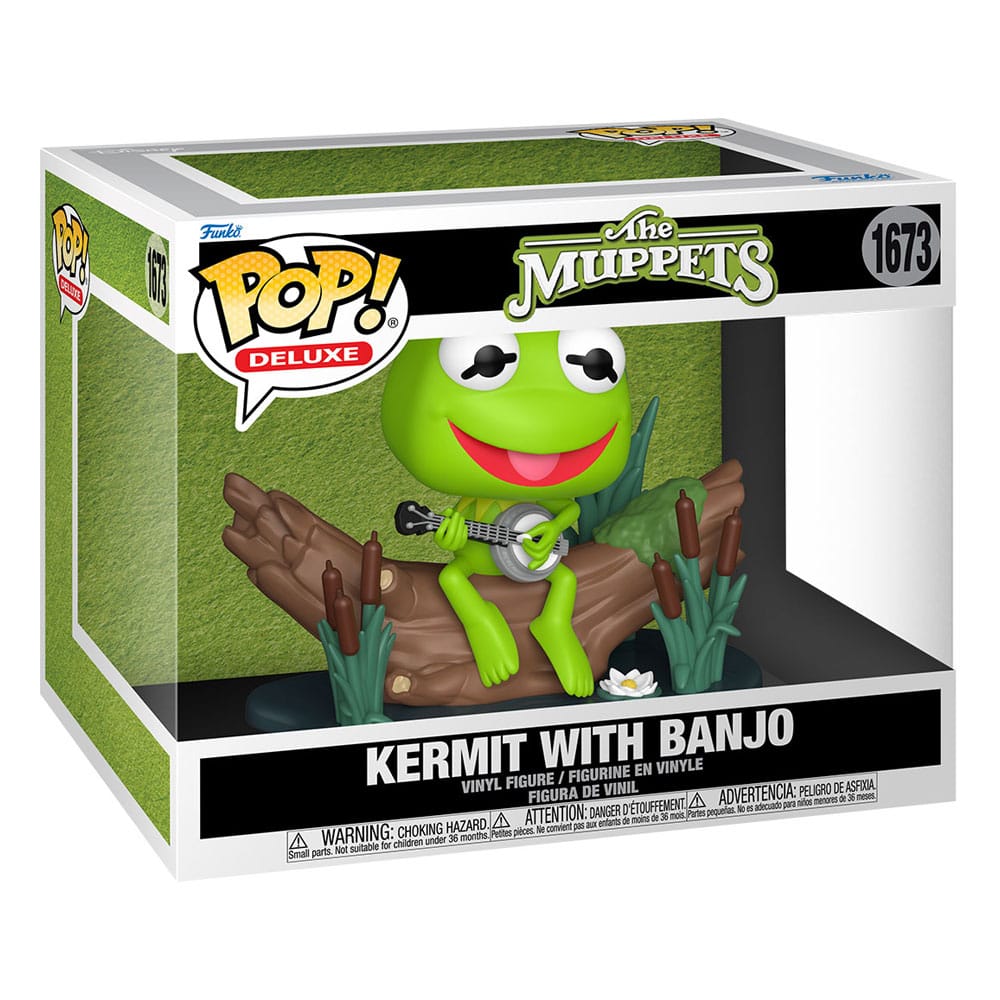 Die Muppets POP! Deluxe Vinylfigur Kermit mit Banjo 9 cm