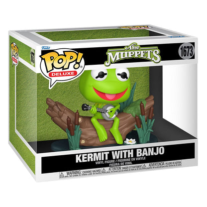 Die Muppets POP! Deluxe Vinylfigur Kermit mit Banjo 9 cm