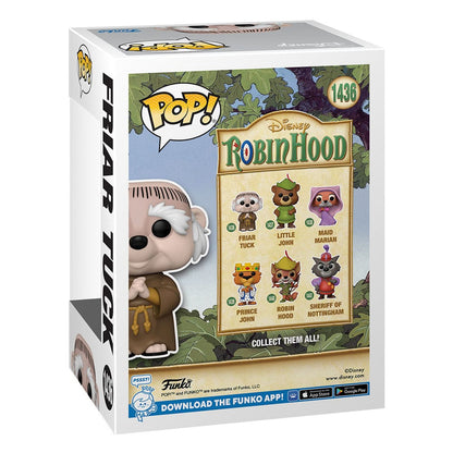 Robin Hood POP! Disney Vinyl Figure Friar Tuck 9 cm