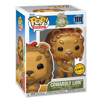 ¡El mago de Oz Pop! Películas Figura de vinilo León cobarde con CH (FL) 9 cm de surtido (6)