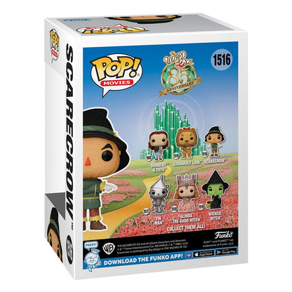 ¡El mago de Oz Pop! Películas en vinilo Figura el Espantapájaros 9 cm