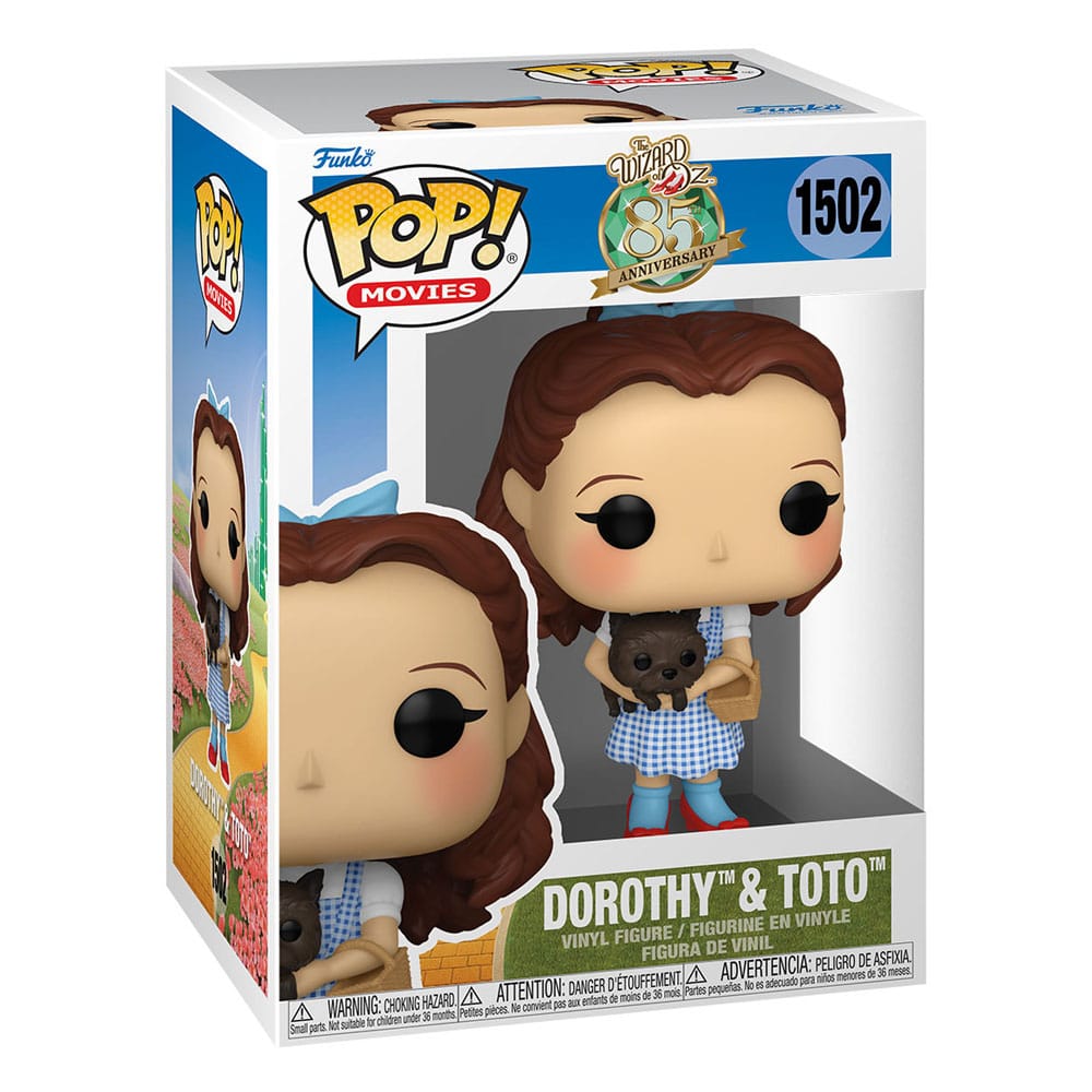 Wizard of Oz Pop & Buddy! Filmer vinylfigur Dorothy w/toto 9 cm