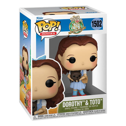 Wizard of Oz Pop & Buddy! Filmer vinylfigur Dorothy w/toto 9 cm