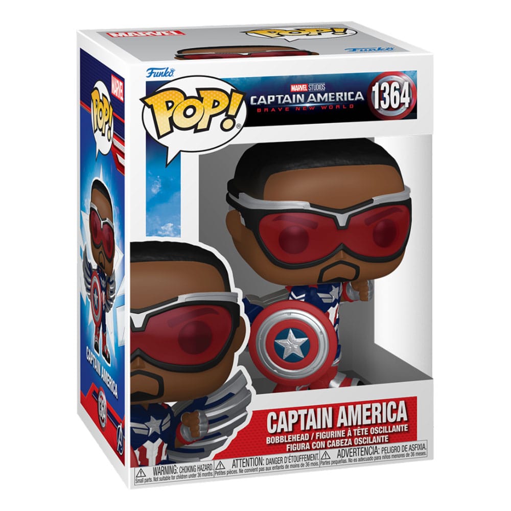 Kapetan Amerika hrabri novi svijet pop! Filmovi vinil figura Kapetan Amerika 9 cm
